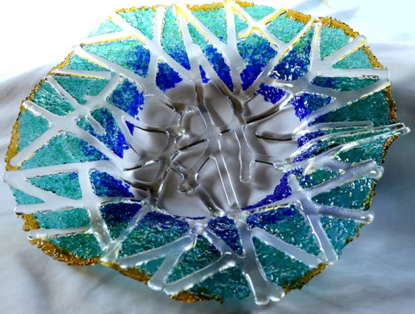 Glass bowl by Anita Ruiz