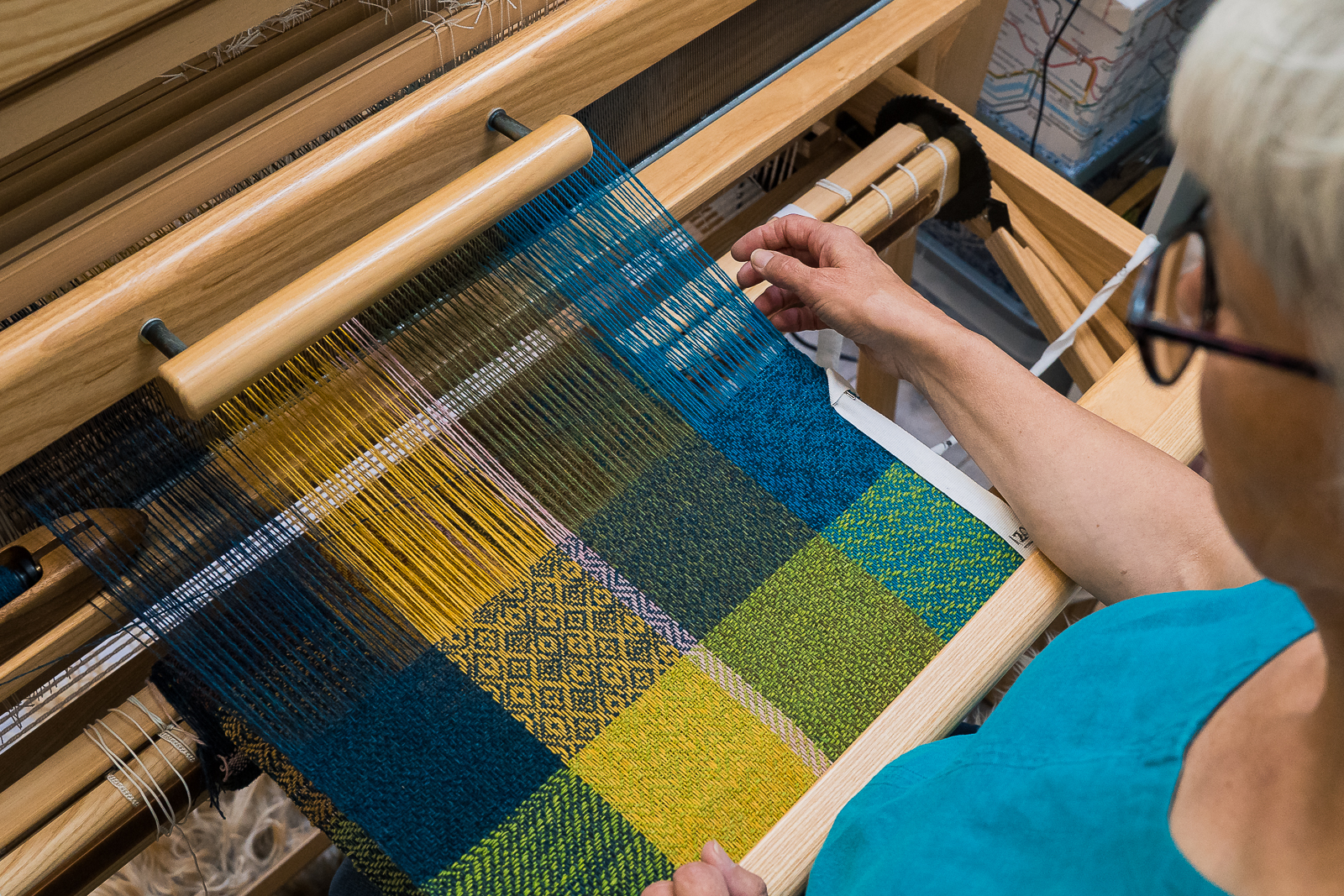 Oundle Based Couple Weaver Suzanne Townshend and Photographer David Townshend
